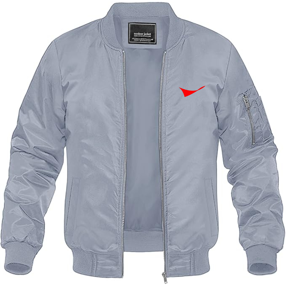 Men's Conoco Phillips Symbol Lightweight Bomber Jacket Windbreaker Softshell Varsity Jacket Coat
