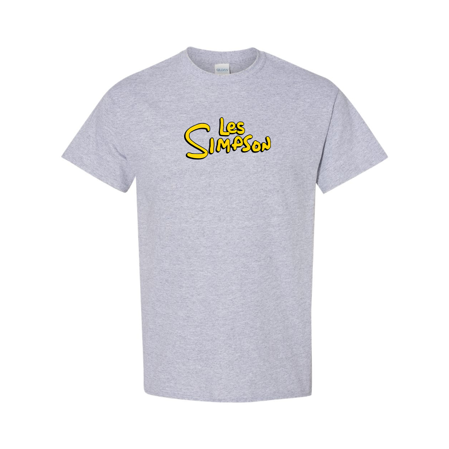 Men's Les Simpson Logo Cotton T-Shirt