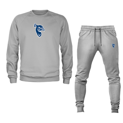 Men's Saint Peters Peacocks Logo Crewneck Sweatshirt Joggers Suit