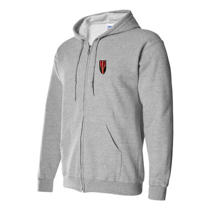 Men's Hongqi Logo Zipper Hoodie