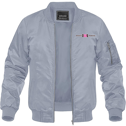Men's Baskin-Rоbbins Lightweight Bomber Jacket - Grey