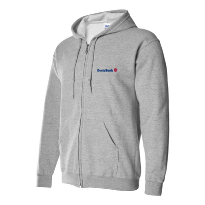 Men's DenizBank Logo Zipper Hoodie