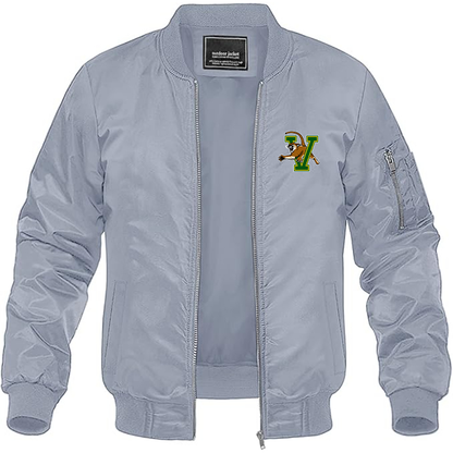 Men's Vermont Catamounts Lightweight Bomber Jacket - Grey
