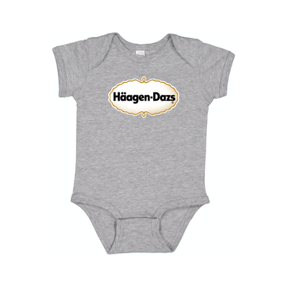 Haagen Dazs Logo Baby Romper Onesie