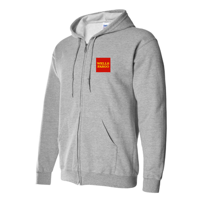Men's Wells Fargo Logo Zipper Hoodie