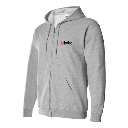 Men's Kobo Logo Zipper Hoodie