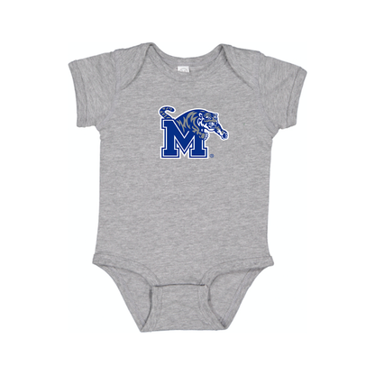 Memphis Tigers Logo Baby Romper Onesie