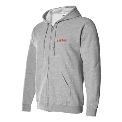 Men's Staples Logo Zipper Hoodie