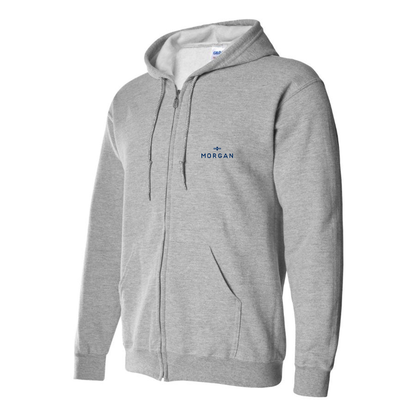 Men's Morgan Logo Zipper Hoodie