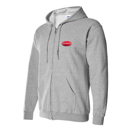 Men's Microcar Logo Zipper Hoodie