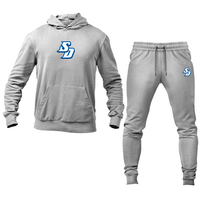Men's San Diego Toreros Logo Hoodie Joggers Set