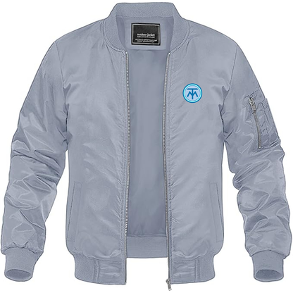 Men's Turcat Mery Logo Lightweight Bomber Jacket Windbreaker Softshell Varsity Jacket Coat