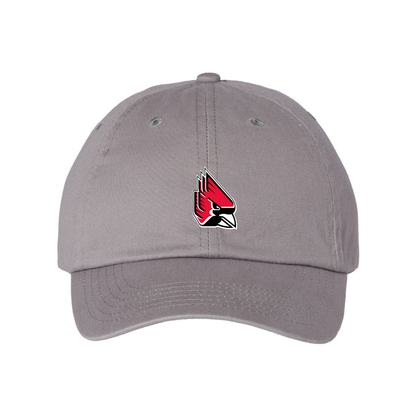 Ball State Cardinals   Valucap Adult Bio-Washed Classic Dad Hat