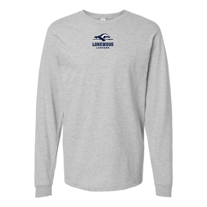 Youth Longwood Lancers Logo Cotton Long Sleeve T-Shirt