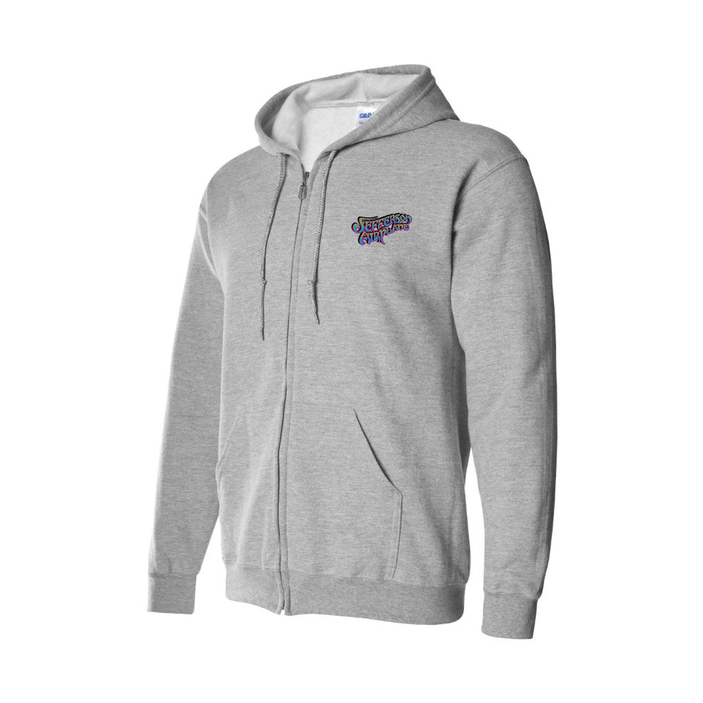Men's Jefferson Airplane Logo Zipper Hoodie