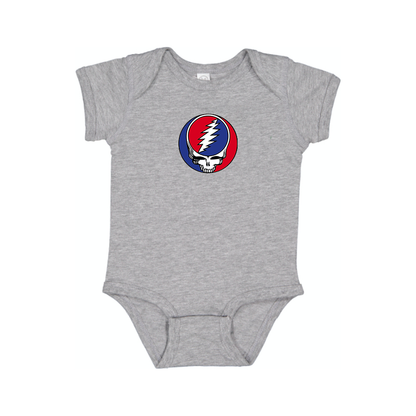 Gratefu Dead Logo Baby Onesie Romper