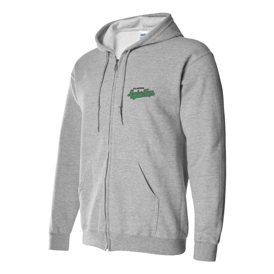 Men's Clinton LumberKings  Logo Zipper Hoodie