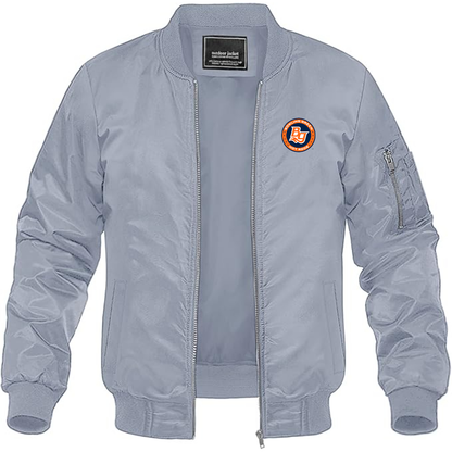 Men's Bowling Green Hot Rods  Logo Lightweight Bomber Jacket Windbreaker Softshell Varsity Jacket Coat