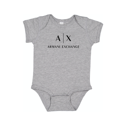 Armani Exchange Logo Baby Onesie Romper