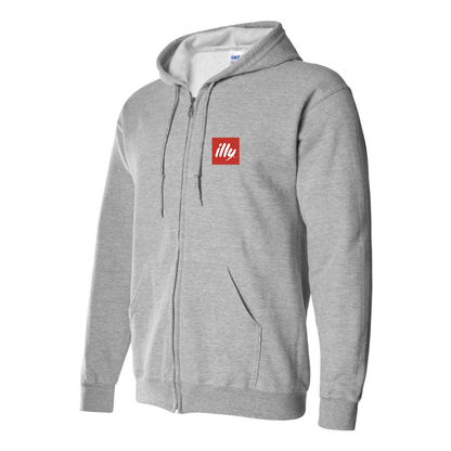 Men's Illy Logo Zipper Hoodie