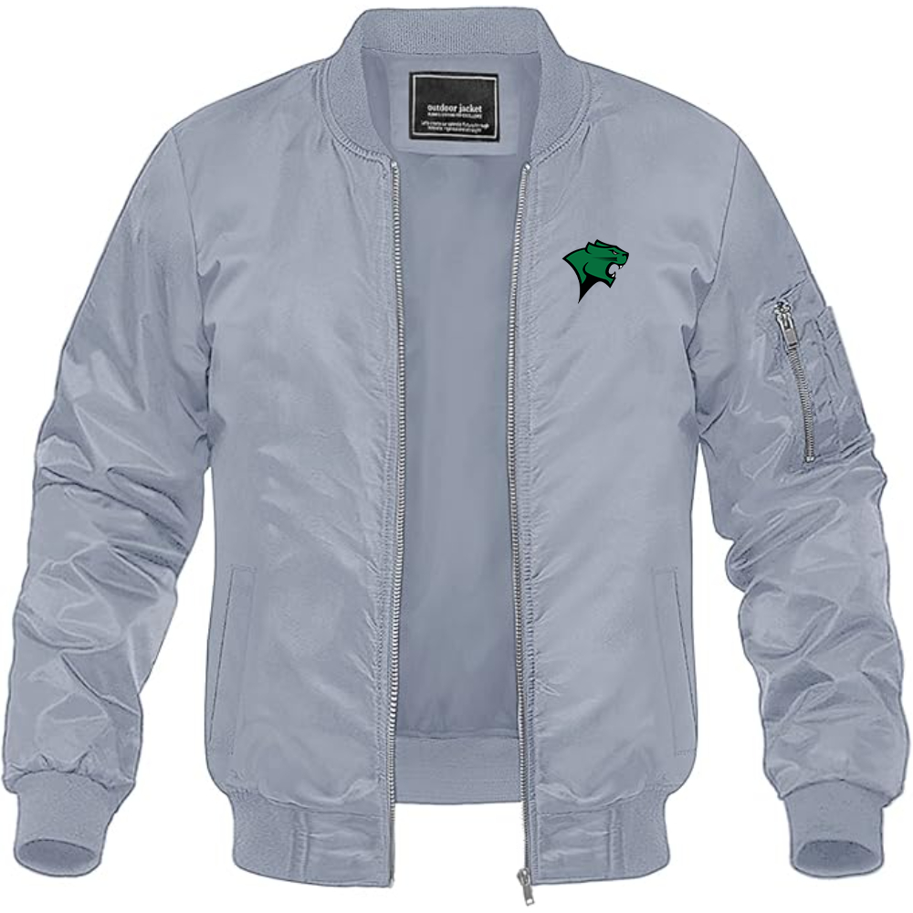 Men's Chicago State Cougars   Lightweight Bomber Jacket Windbreaker Softshell Varsity Jacket Coat