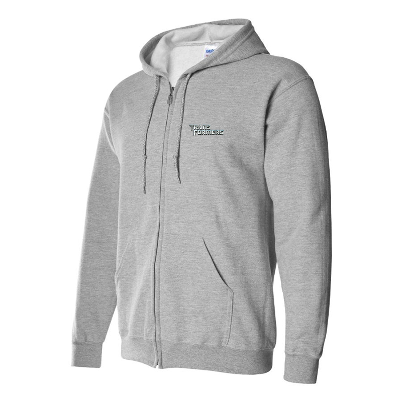 Men's Transformers Logo Zipper Hoodie