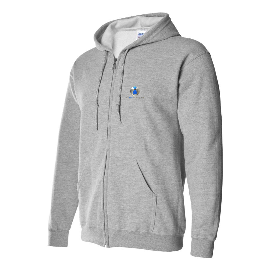 Men's Denza Logo Zipper Hoodie