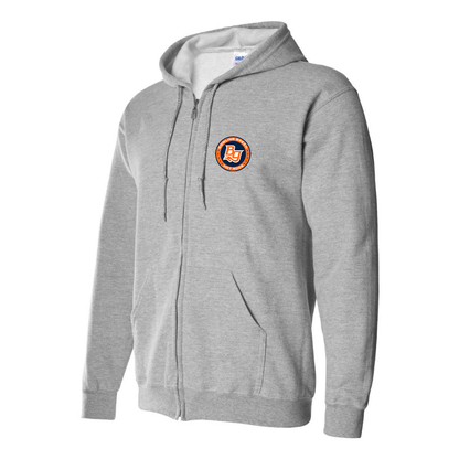 Men's Bowling Green Hot Rods Logo Zipper Hoodie