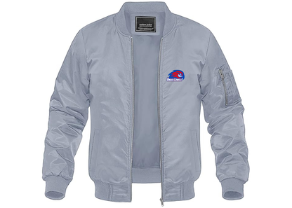 Men's UMass Lowell River Hawks Lightweight Bomber Jacket Windbreaker Softshell Varsity Jacket Coat