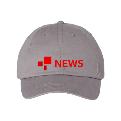BBC News Valucap Adult Bio-Washed Classic Dad Hat