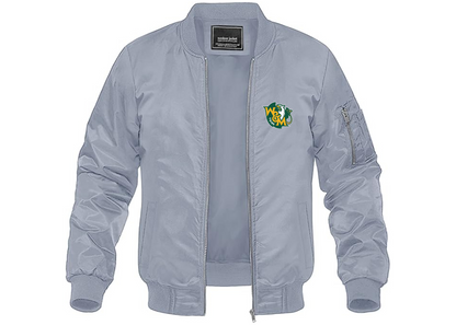 Men's William and Mary Tribe Lightweight Bomber Jacket Windbreaker Softshell Varsity Jacket Coat