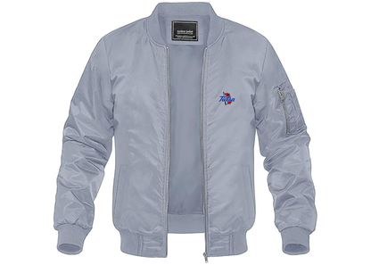 Men's Tulsa Golden Hurricane Lightweight Bomber Jacket Windbreaker Softshell Varsity Jacket Coat