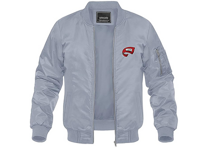 Men's Western Kentucky Hilltoppers Lightweight Bomber Jacket Windbreaker Softshell Varsity Jacket Coat