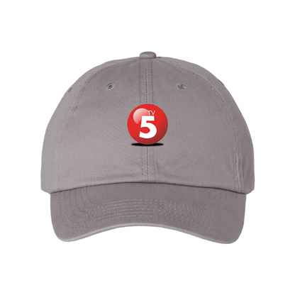 ABC TV5 Logo  Valucap Adult Bio-Washed Classic Dad Hat