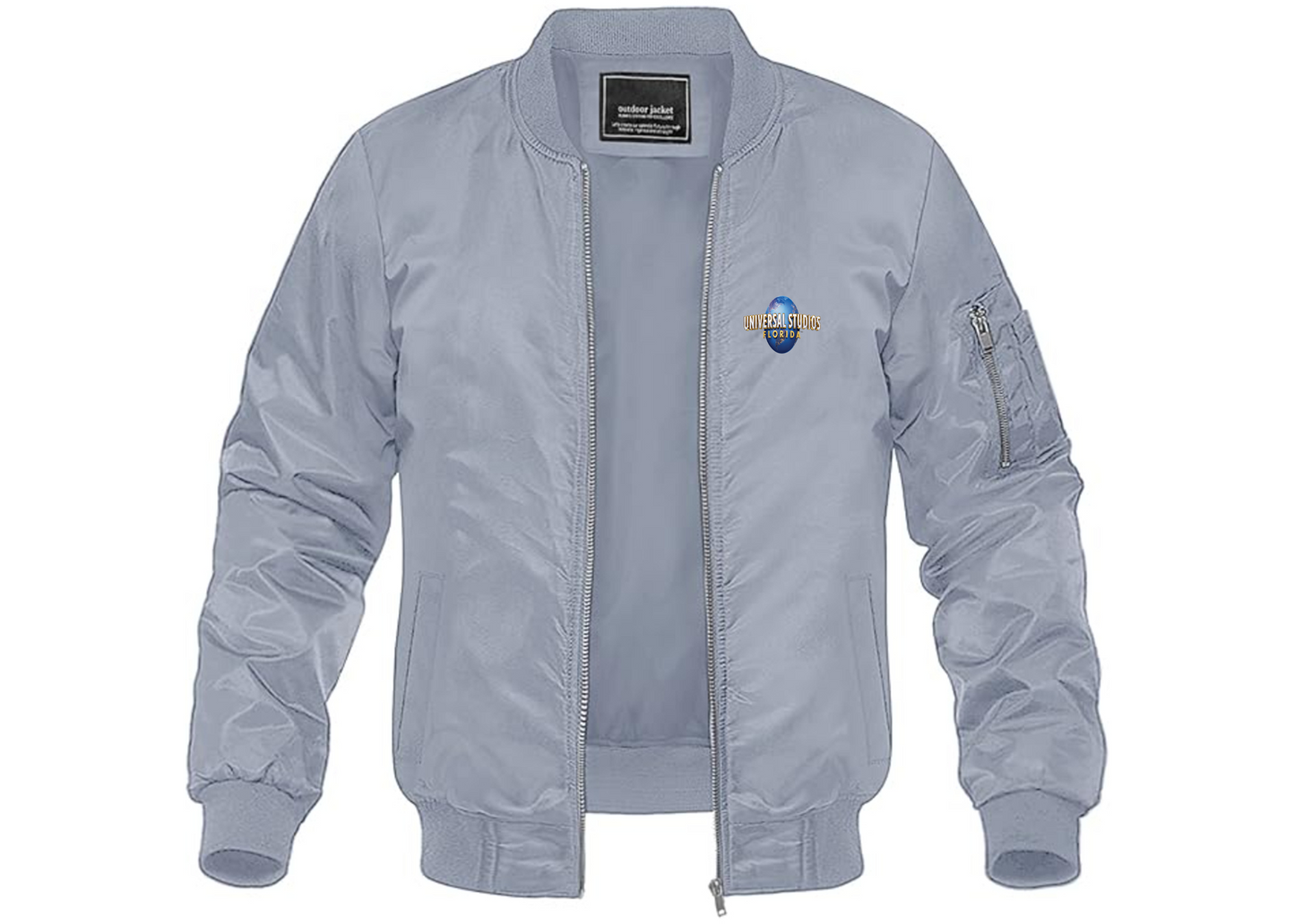 Men's Universal Studios Florida Lightweight Bomber Jacket Windbreaker Softshell Varsity Jacket Coat