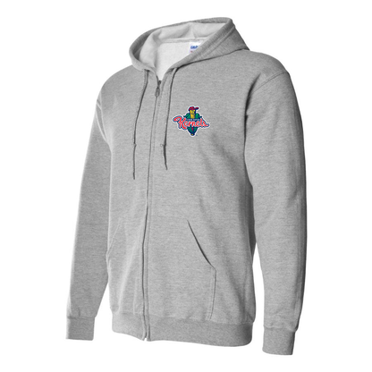 Men's Cedar Rapids Kernels Logo Zipper Hoodie