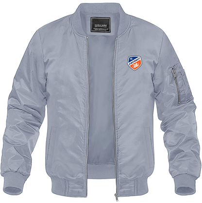 Men's FC Cincinnati Lightweight Bomber Jacket - Grey