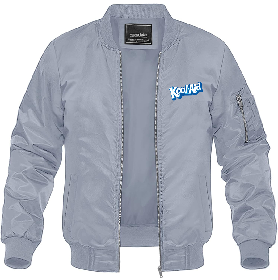 Men's kool-Aid Lightweight Bomber Jacket - Grey