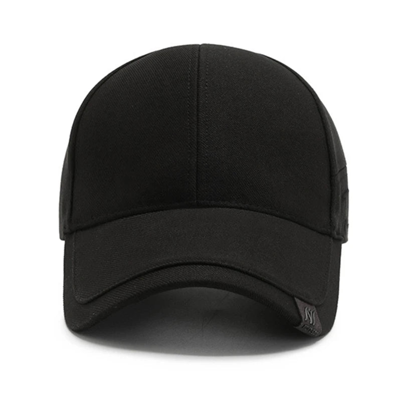 Stylish Twill Baseball Cap with Embroidered Signature Detail and Adjustable Fit for Casual Outdoor Wear