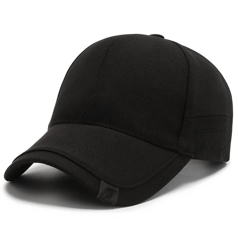 Stylish Twill Baseball Cap with Embroidered Signature Detail and Adjustable Fit for Casual Outdoor Wear