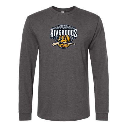 Men's Charleston RiverDogs Logo Cotton Long Sleeve T-Shirt
