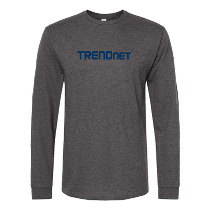 Men's TRENDnet Logo Cotton Long Sleeve T-Shirt