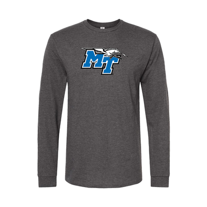 Men's Middle Tennessee Blue Raiders LogoLong Sleeve T-Shirt
