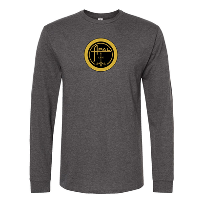 Men's  Apal Logo  Cotton Long Sleeve T-Shirt