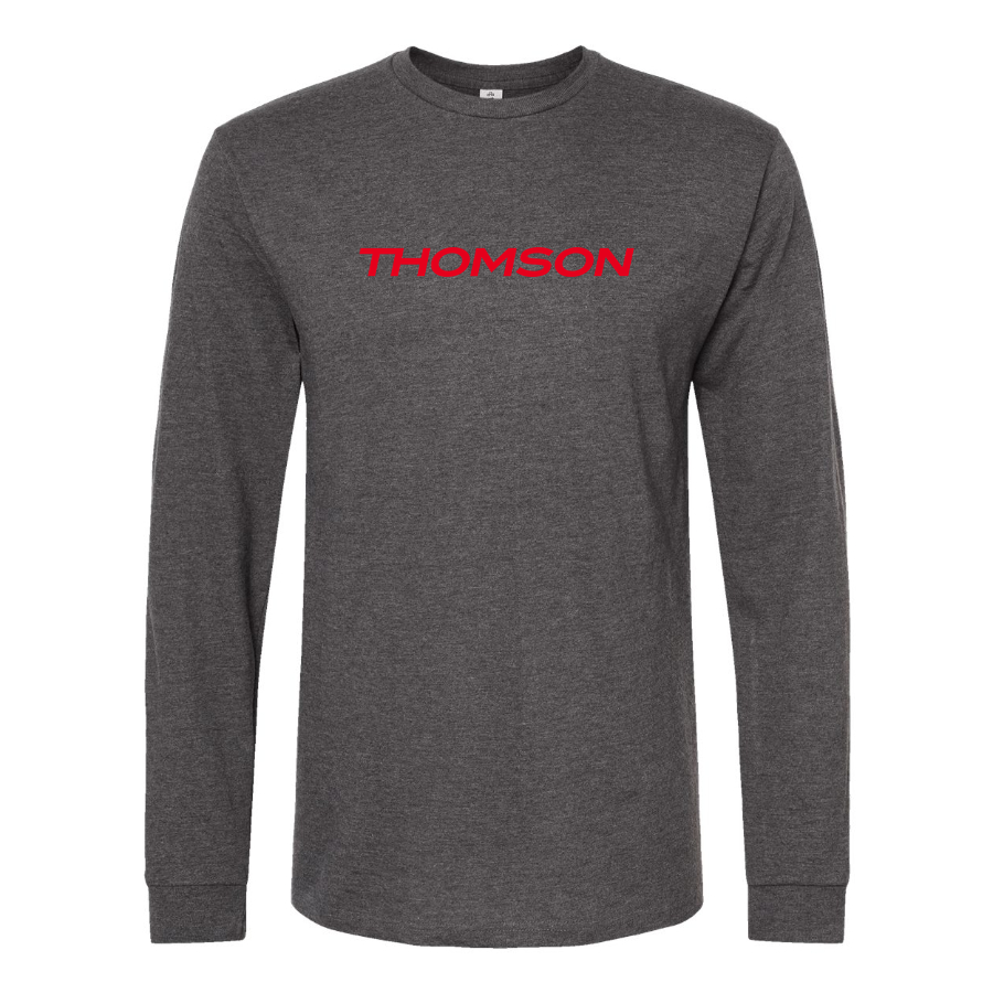 Men's Thomson Logo Cotton Long Sleeve T-Shirt