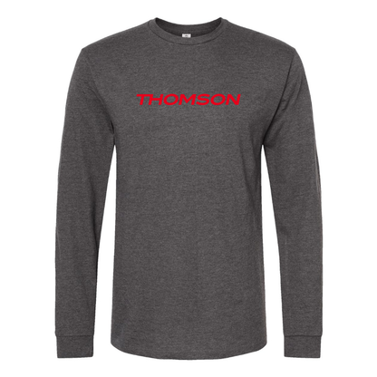 Men's Thomson Logo Cotton Long Sleeve T-Shirt
