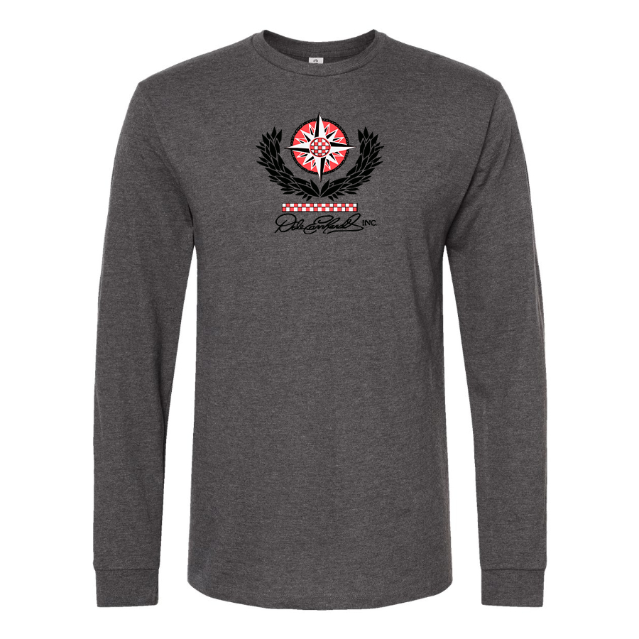 Men's Dale Earnhardt Inc Logo Cotton Long Sleeve T-Shirt