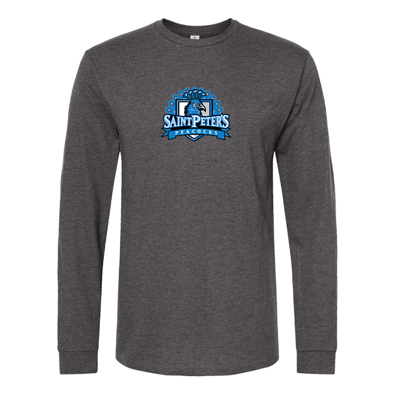Men's Saint Peters Peacocks Logo Long Sleeve T-Shirt