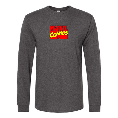 Men's Marvel Comics Logo Long Sleeve T-Shirt