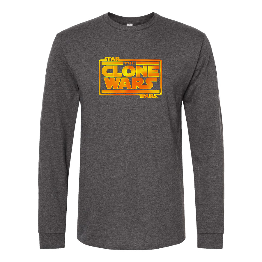 Men's The Clone wars Logo Long Sleeve T-Shirt